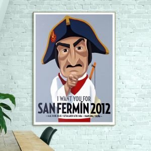 Affiche Fiesta de Pamplona - San Fermin 2012
