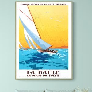 Affiche La Baule, la plage du Soleil