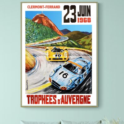 Affiche Trophées d'Auvergne 1968