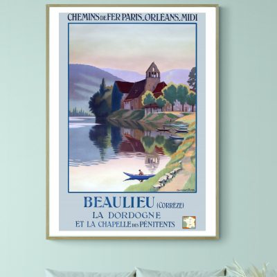 Affiche Beaulieu - Dordogne