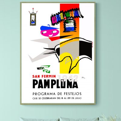 Affiche Fiesta de Pamplona - San Fermin 1962