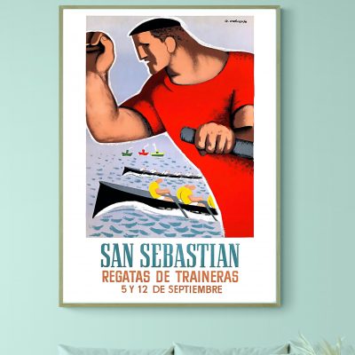 Affiche San Sebastian - Regatas de Traineras