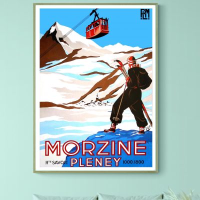 Affiche Morzine Pleney