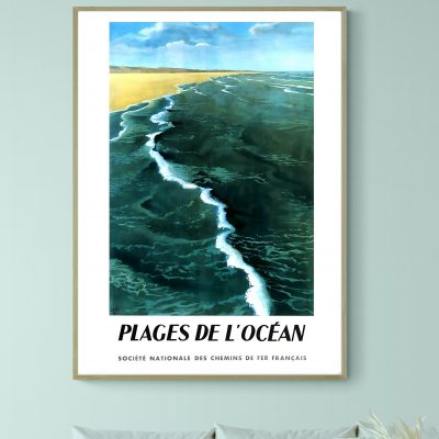 Affiche Plages de l'Océan