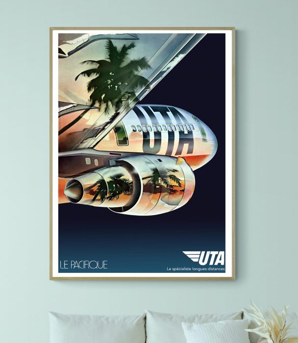 Affiche UTA, Le Pacifique