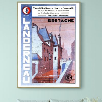 Affiche Landerneau - Bretagne