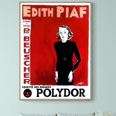 Affiche Edith Piaf Polydor