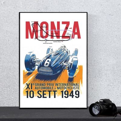 Affiche Monza 10 sett 1949