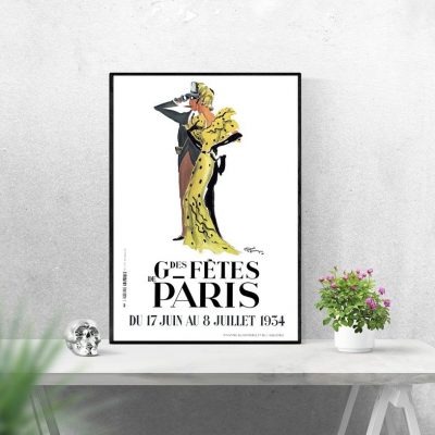 Affiche Grandes Fêtes Paris 1934