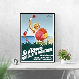Affiche San Remo Ospedaletti Bordighera