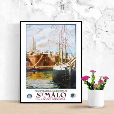 Affiche Saint Malo, la cité des Corsaires