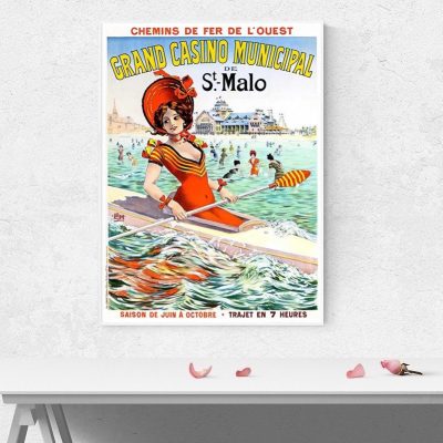 Affiche Saint Malo, Grand Casino Municipal