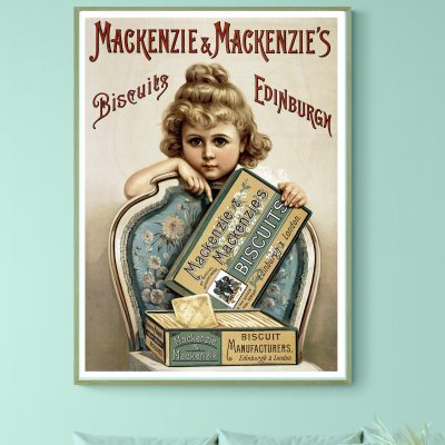 Affiche Mackenzie Biscuits Edinburgh
