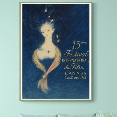 Affiche Festival International Film Cannes 1962