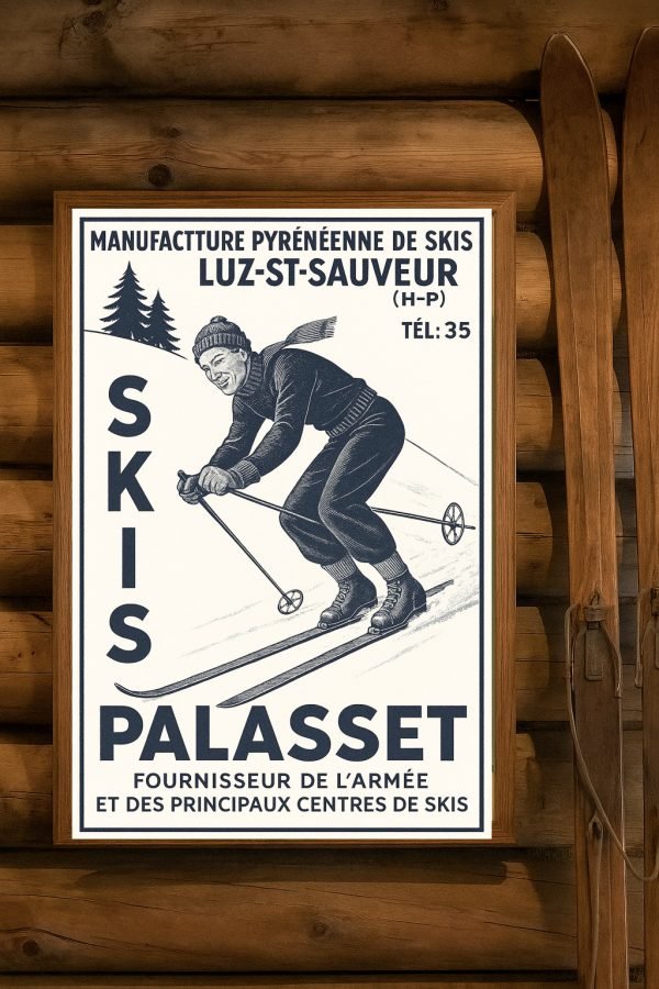 Affiche Skis Palasset