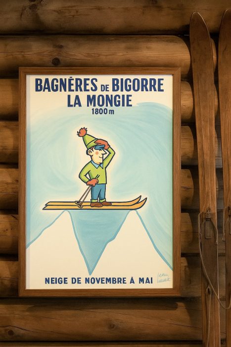Affiche Bagneres de Bigorre - La Mongie
