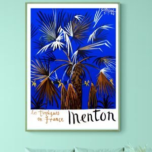 Affiche Menton, les Tropiques en France