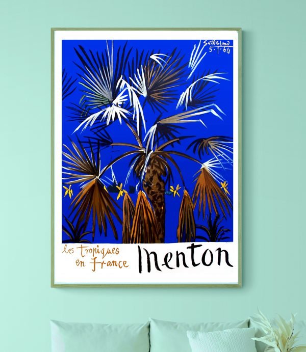Affiche Menton, les Tropiques en France