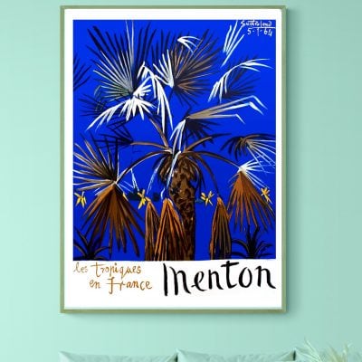 Affiche Menton, les Tropiques en France