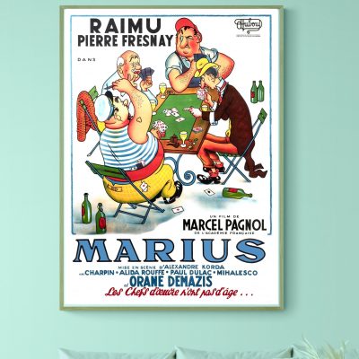 Affiche Marius - Marcel Pagnol