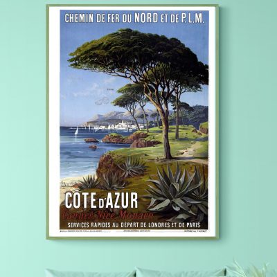 Affiche Cote d'Azur