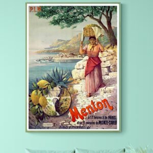 Affiche Menton