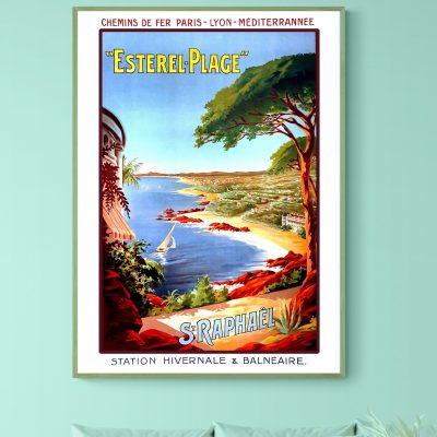 Affiche Esterel Plage