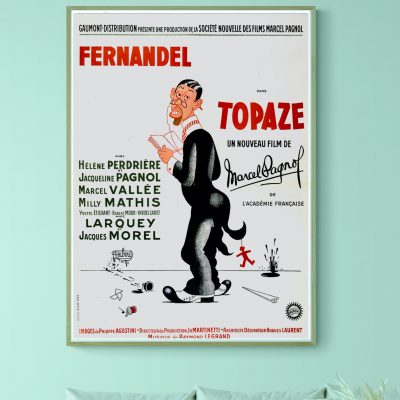 Affiche Topaze - Fernandel - Marcel Pagnol