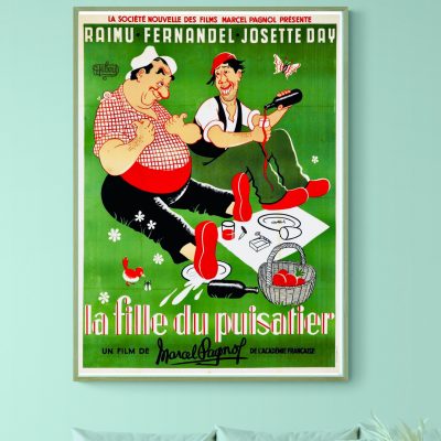 Affiche la fille du puisatier - Marcel Pagnol