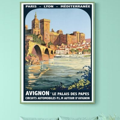 Affiche Avignon, le Palais des Papes