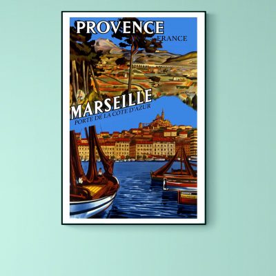 Affiche Marseille - Provence