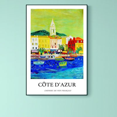 Affiche Cote d'Azur