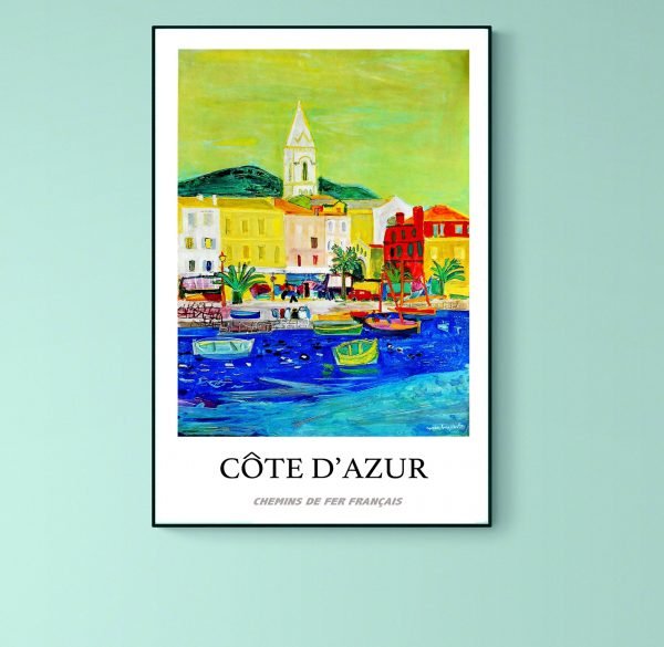 Affiche Cote d'Azur