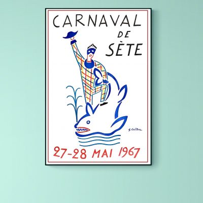 Affiche Carnaval de Sète - 1967