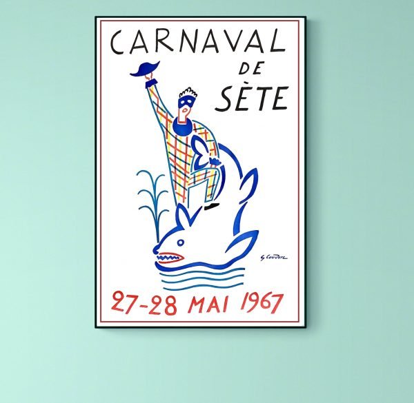 Affiche Carnaval de Sète - 1967