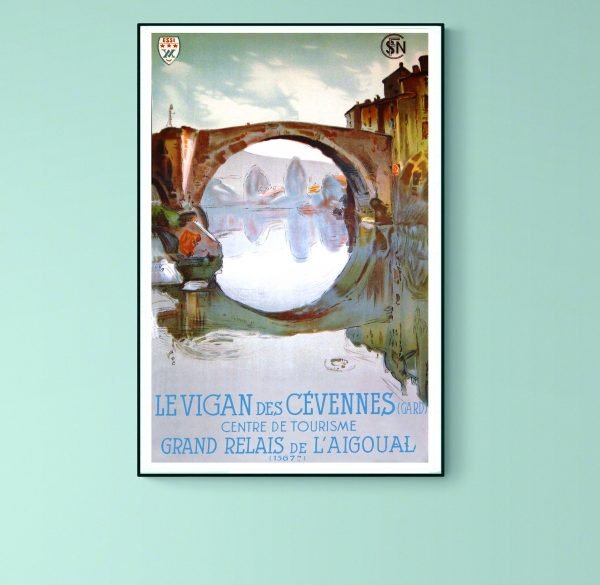 Affiche Le Vigan des Cévennes (Gard)