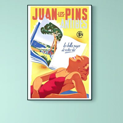 Affiche Juan les Pins Antibes