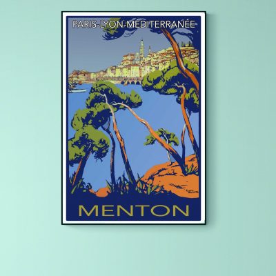 Affiche Menton