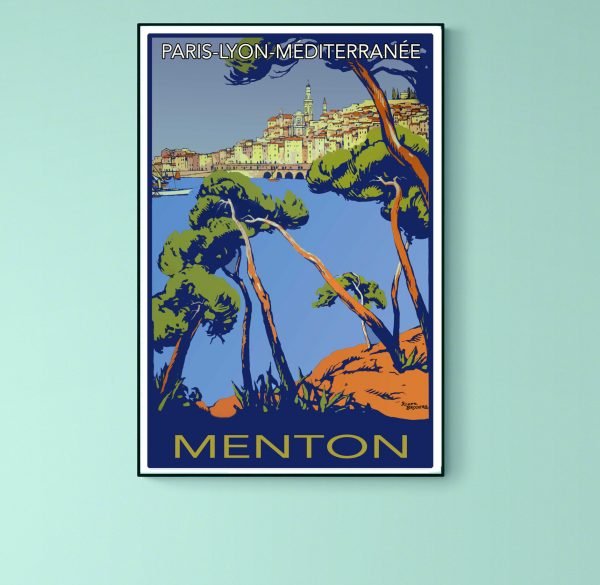 Affiche Menton