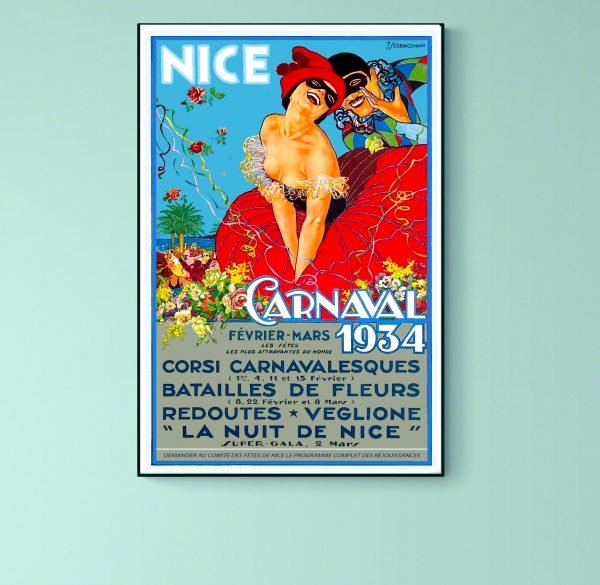 Affiche Carnaval de Nice 1934