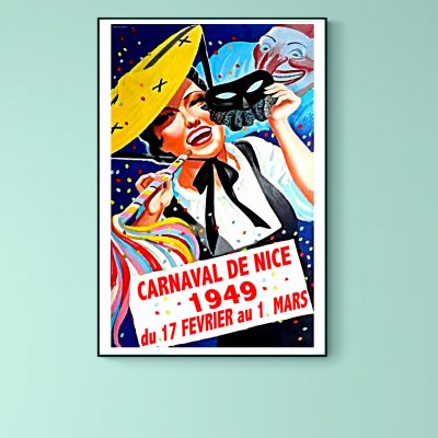 Affiche Carnaval de Nice 1949