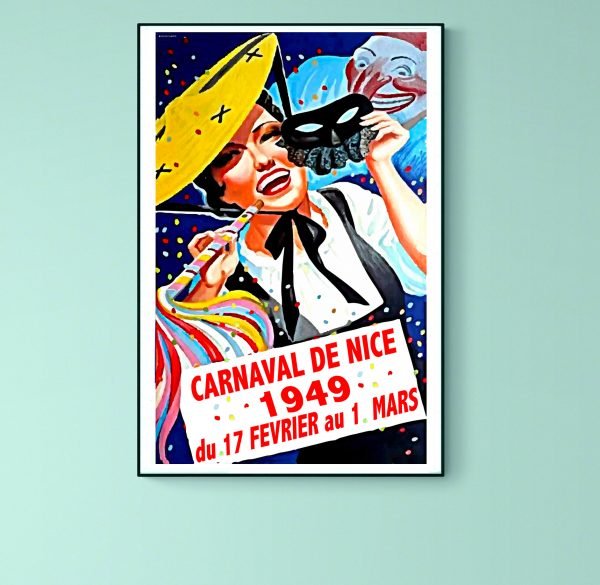 Affiche Carnaval de Nice 1949
