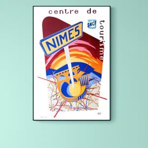 Affiche Centre de Tourisme - Nimes