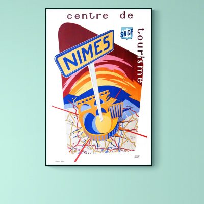 Affiche Centre de Tourisme - Nimes