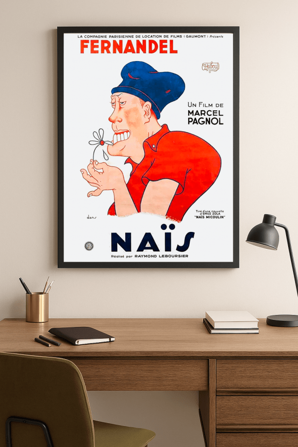 Affiche Nais - Fernandel - Marcel Pagnol