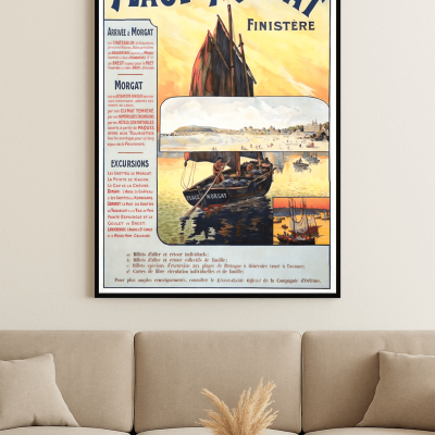 Affiche Plage de Morgat - Finistère