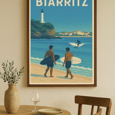 Affiche Biarritz