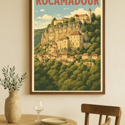 Affiche Rocamadour