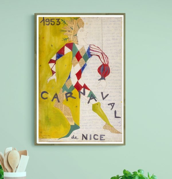 Affiche Carnaval de Nice 1953