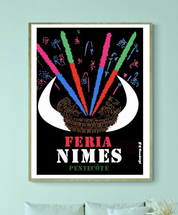 Affiche Feria de Nimes Pentecote